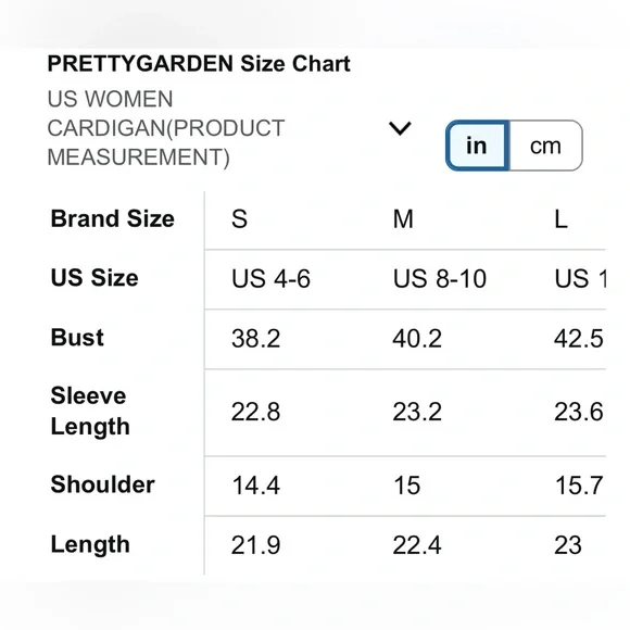 Sz S women Knit Cardigan Sweaters Casual Long Sleeve  sweater button down - Picture 11 of 15